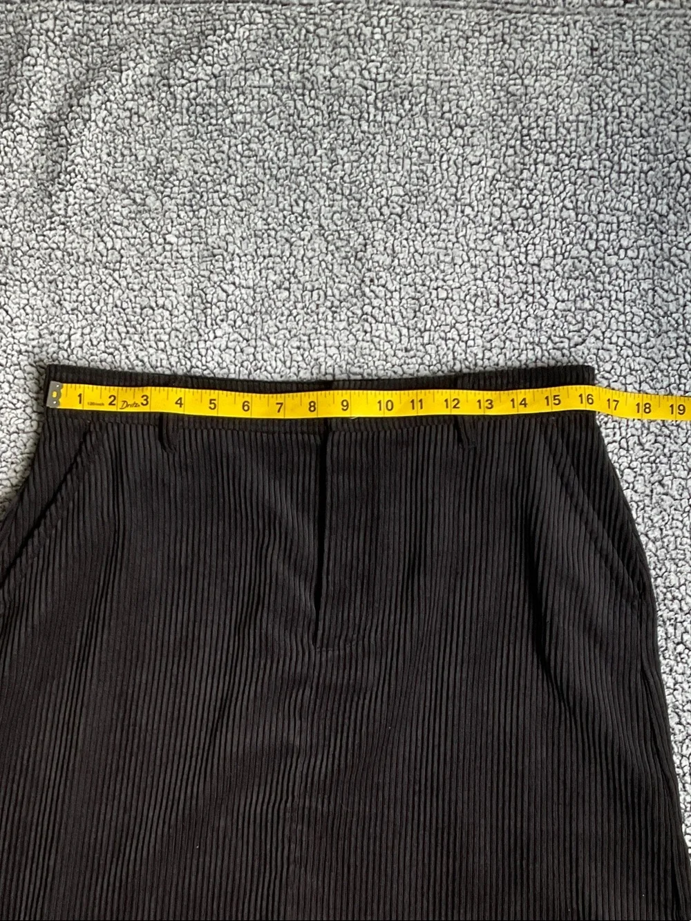 Banana Republic black corduroy
